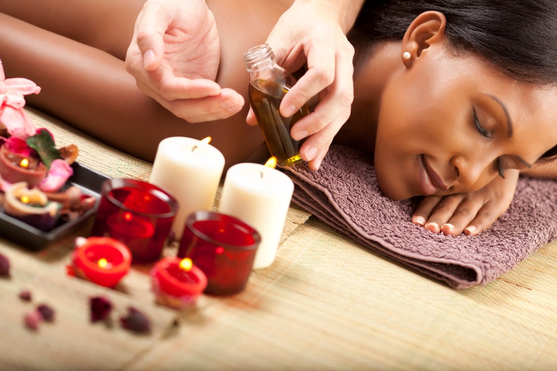 Aromatherapy- oil massage.